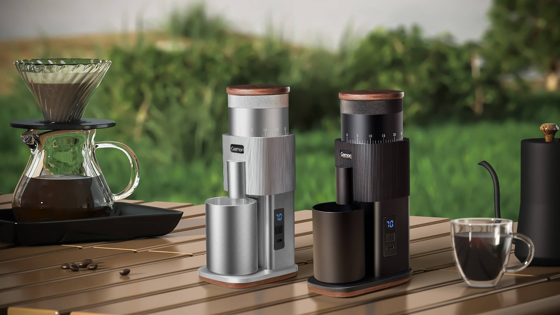 Wirsh Unveils Geimori T38: The True Pro-Grade Wireless Electric Portable Coffee Grinder