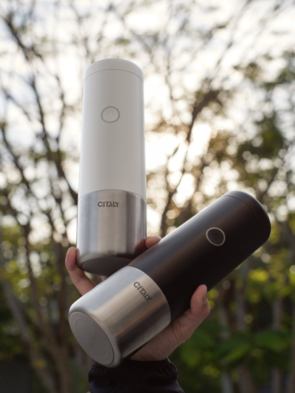 Citaly GO-1 Portable Espresso Machine, Fast Self-Heating, PD 3.0 Fast Charge, 3*2500mAh, Capsule & Ground Coffee Compatible