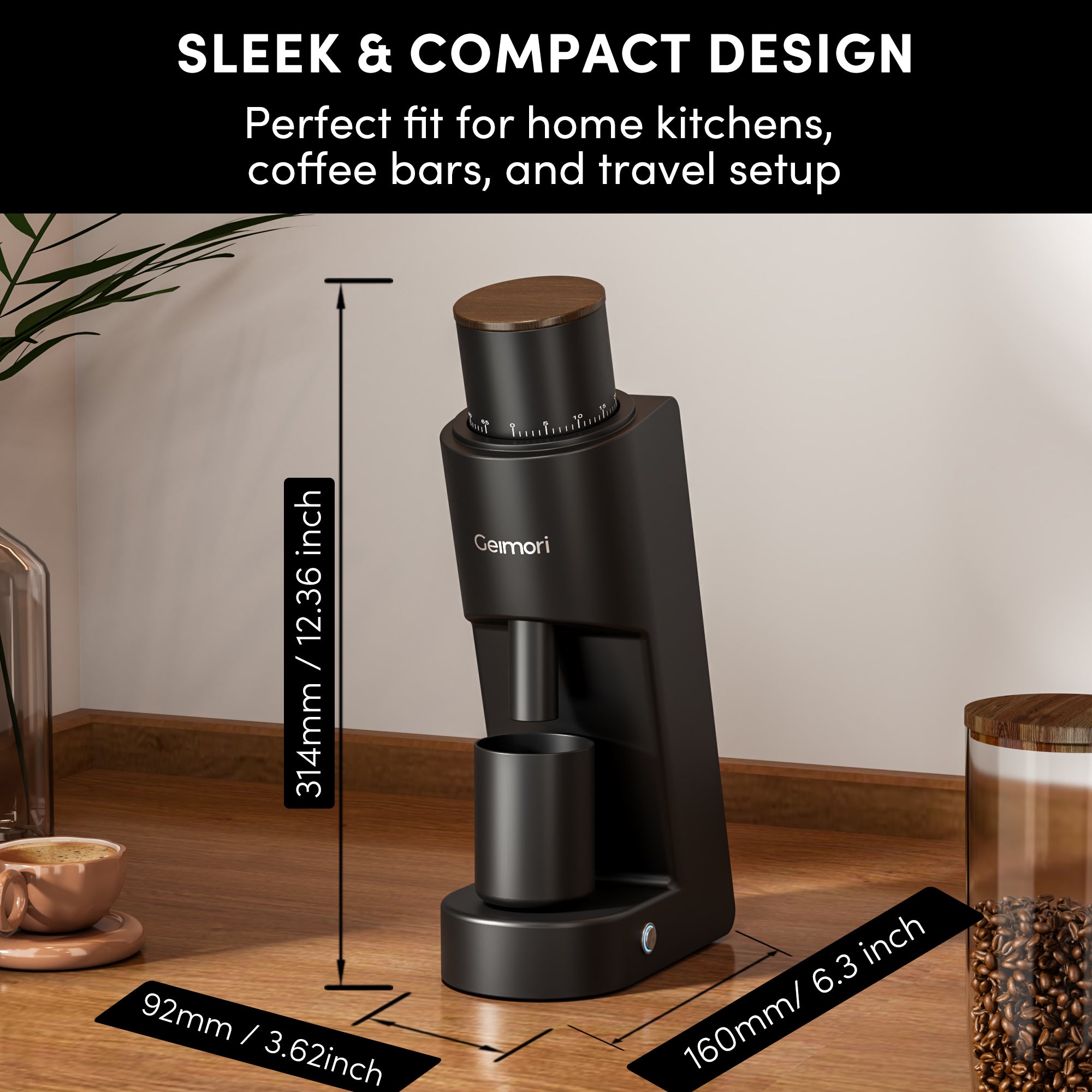 Geimori GU38 Single Dose Coffee Grinder