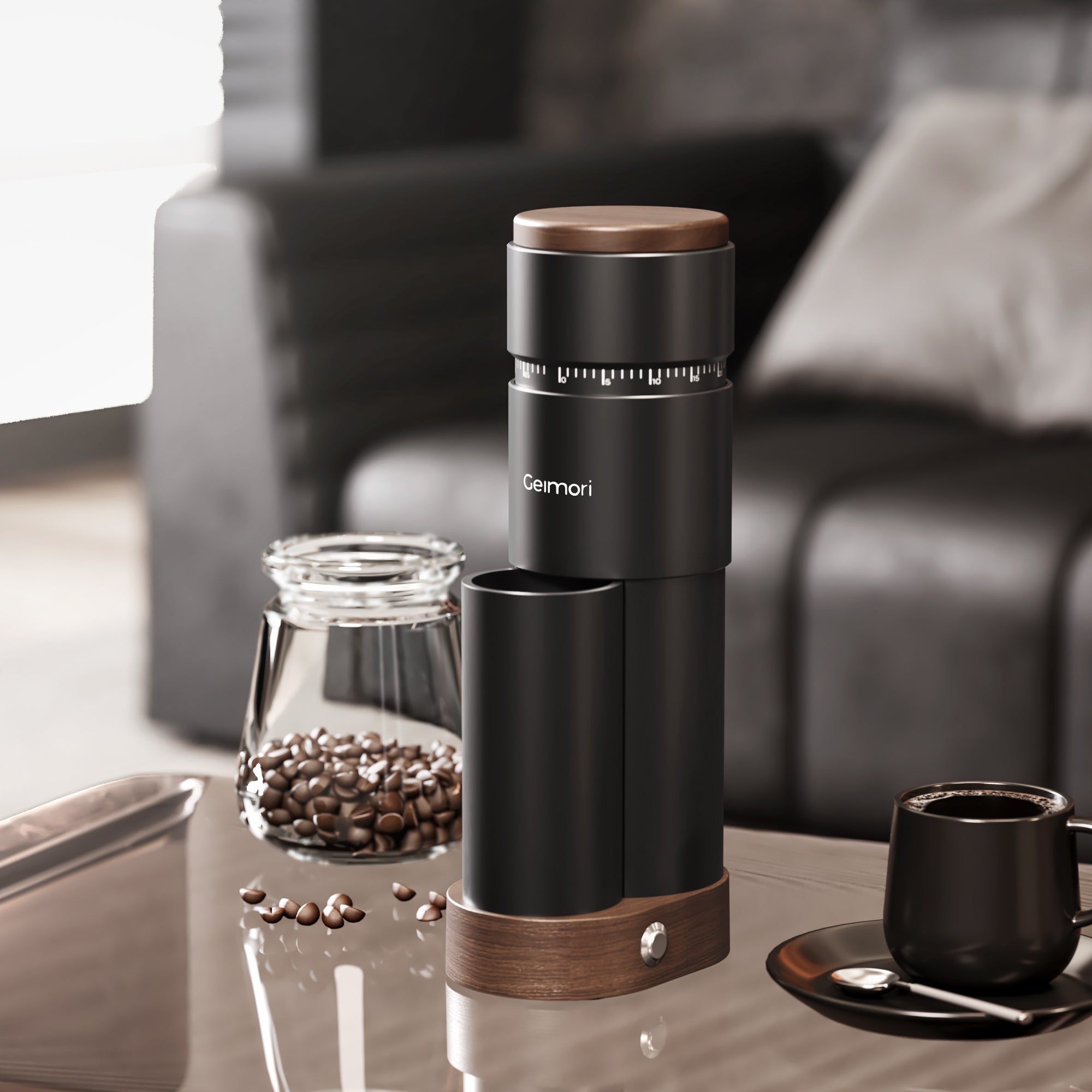 Geimori T38-The True Pro Grade Portable Coffee Grinder