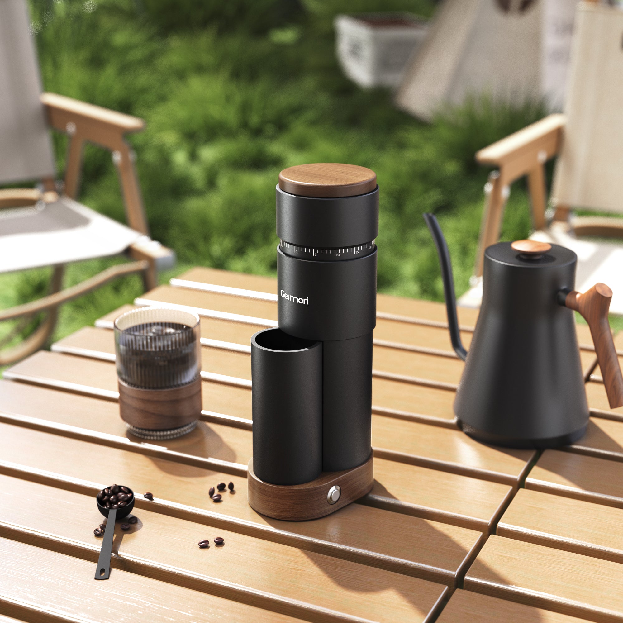 Geimori T38-The True Pro Grade Portable Coffee Grinder