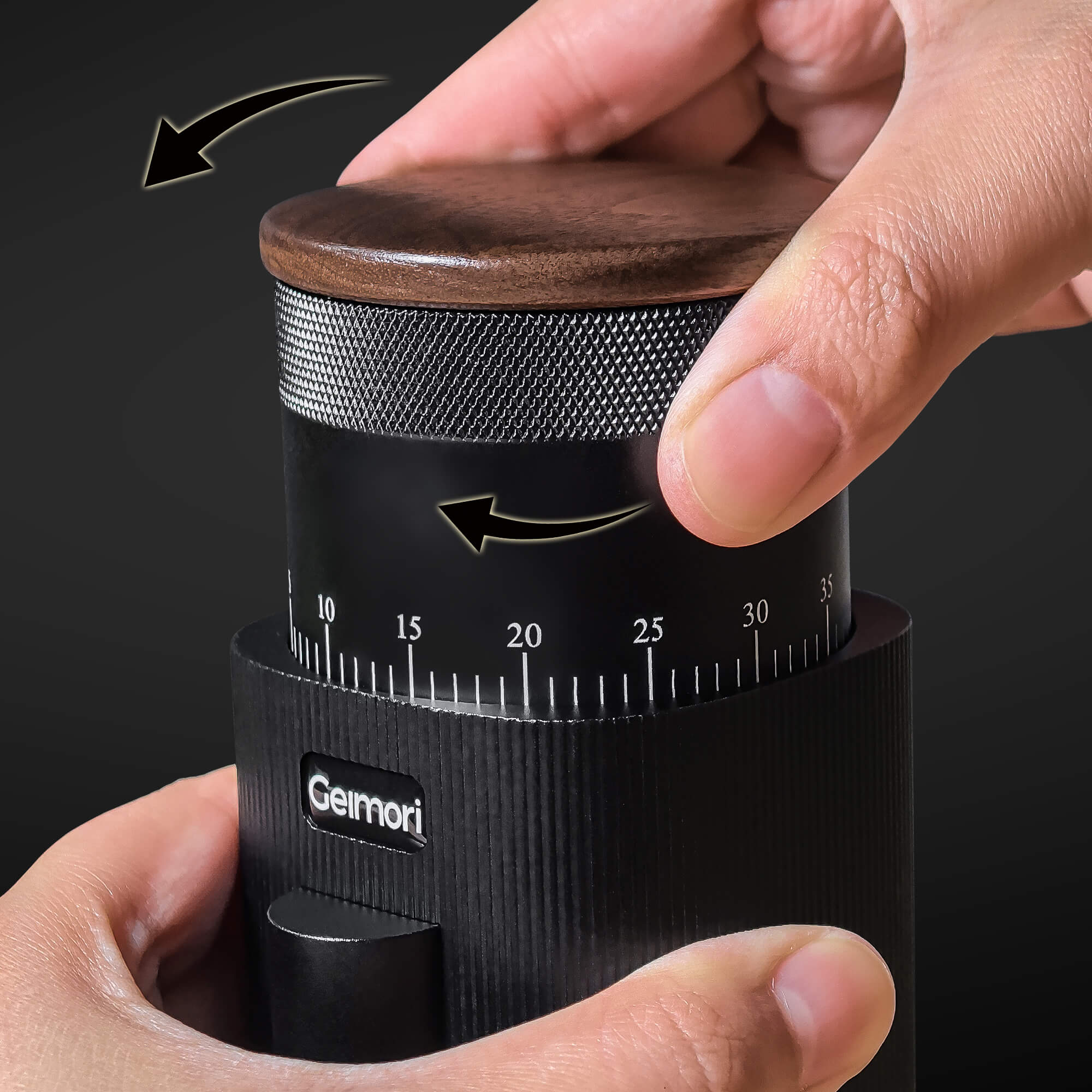 Geimori T38-The True Pro Grade Portable Coffee Grinder