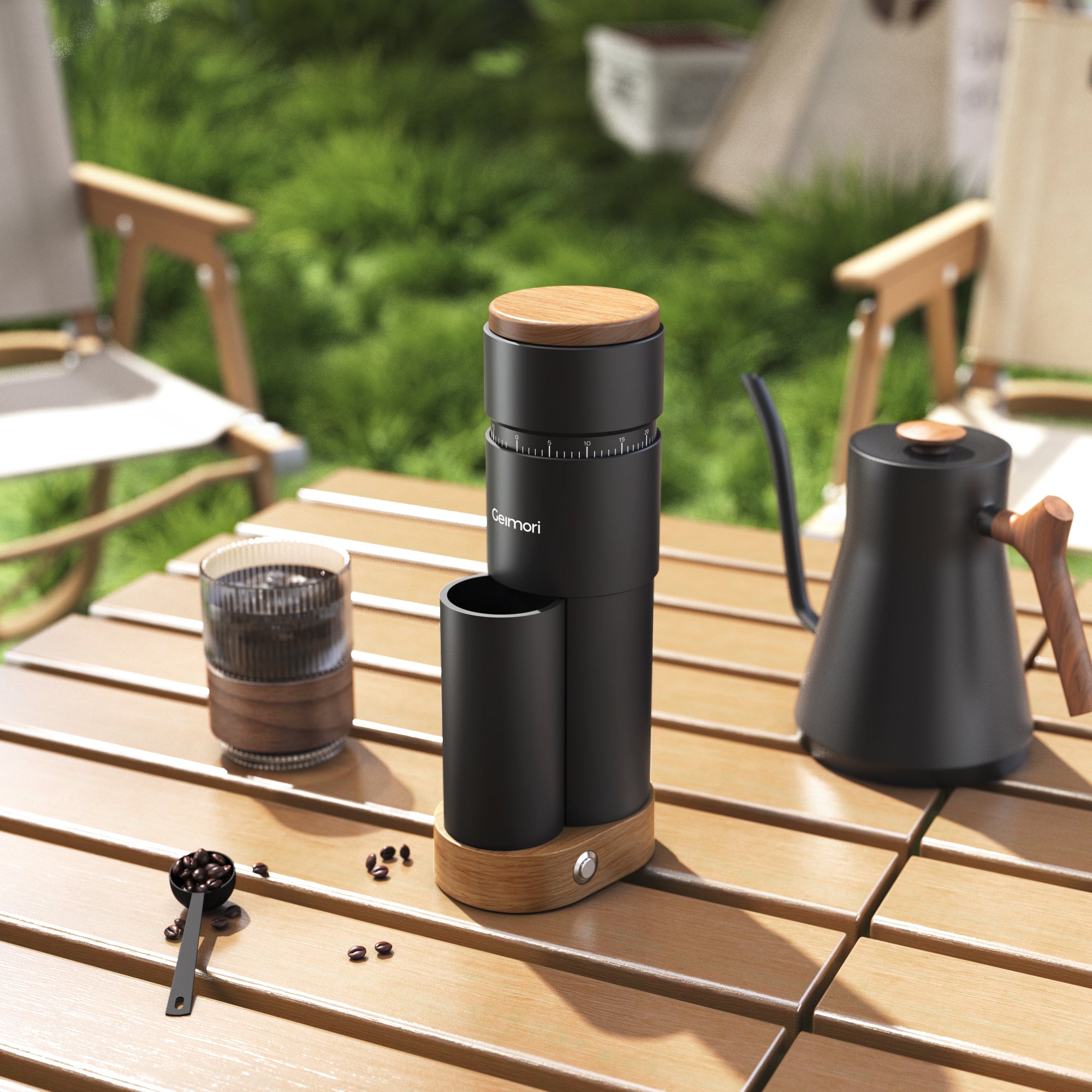 Geimori T38-The True Pro Grade Portable Coffee Grinder