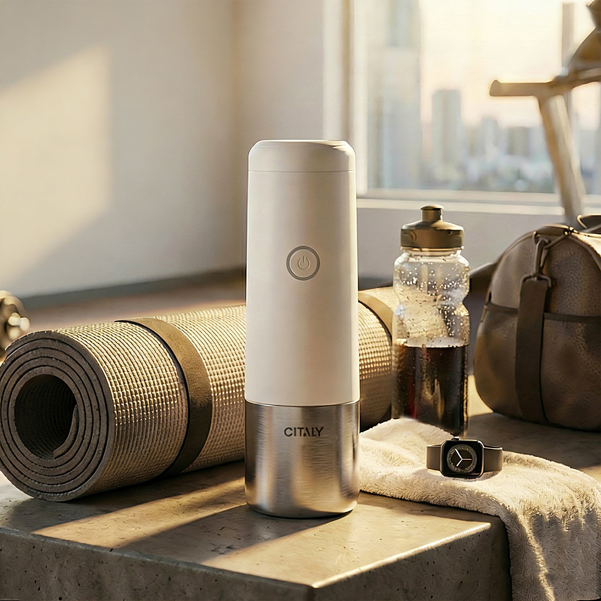 Citaly GO-1 Portable Espresso Machine, Fast Self-Heating, PD 3.0 Fast Charge, 3*2500mAh, Capsule & Ground Coffee Compatible