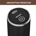 wirsh poratable coffee grinder one button operation