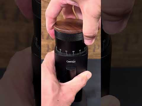 Geimori T38-The True Pro Grade Portable Coffee Grinder with 38mm Conical Burrs, 3600mAh Batteries, Stepless Grind Settings