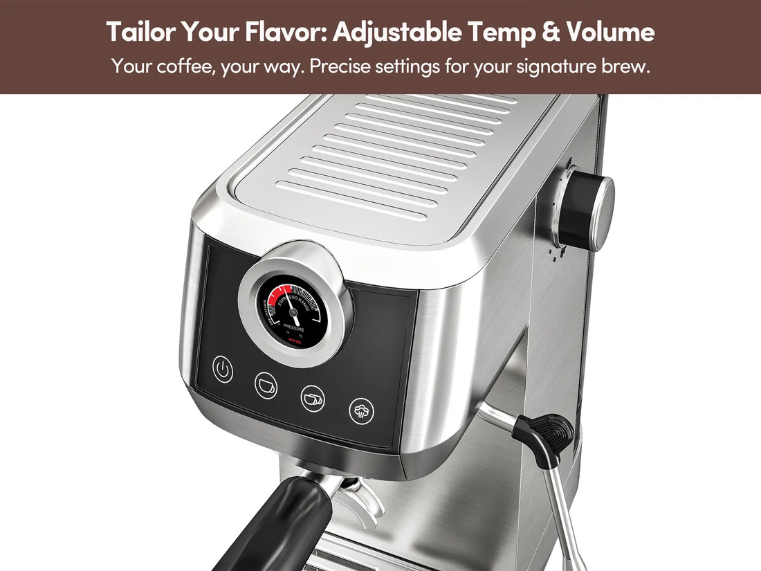 Wirsh espresso machine with adjustable temperature and volume settings slider_item_hDeHtq