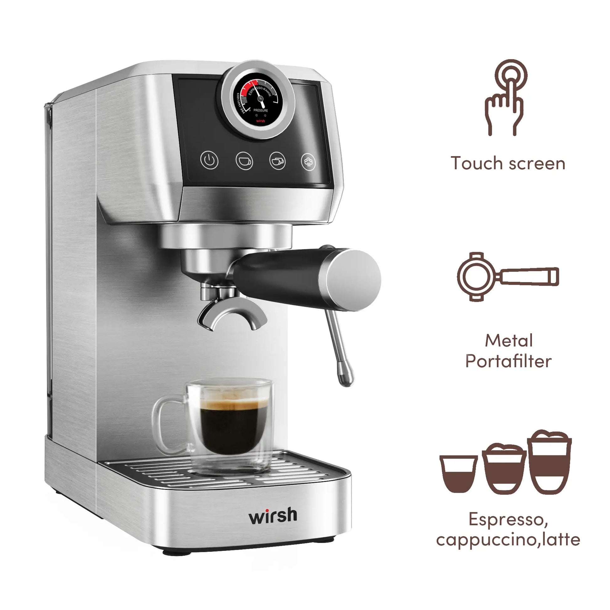 wirsh 20bar espresso machine 