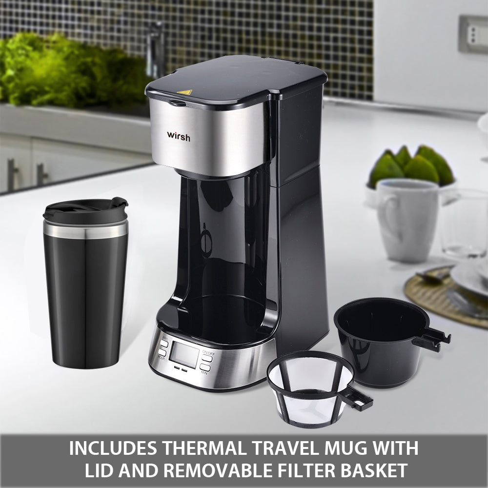 <img src="single serve coffee maker.jpg" alt="wirsh single serve coffee maker kit"/>